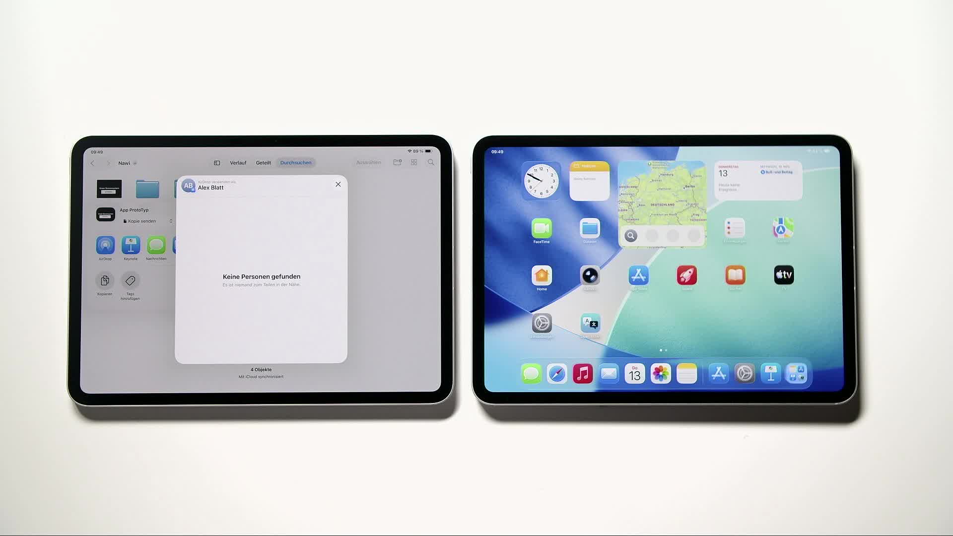 iPad Airdrop (Erklärvideo)
