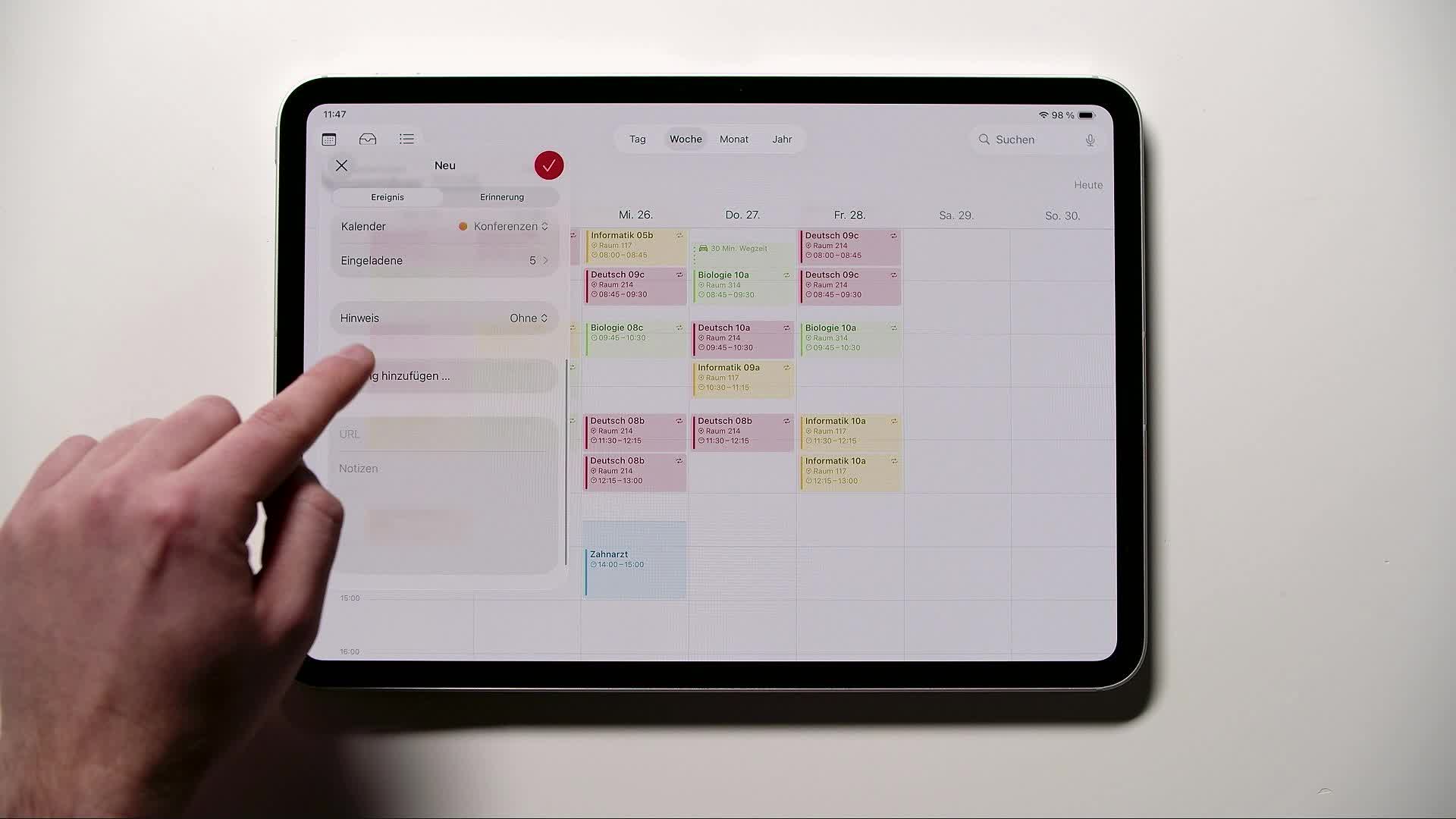 iPad Kalender (Erklärvideo)